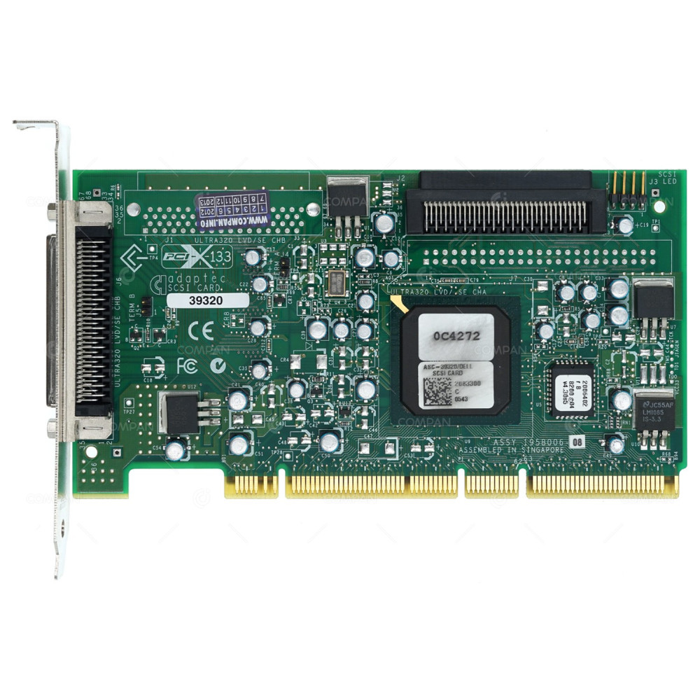 C4272 DELL U320 SCSI SINGLE CHANNEL CONTROLLER PCI-X - 0C4272